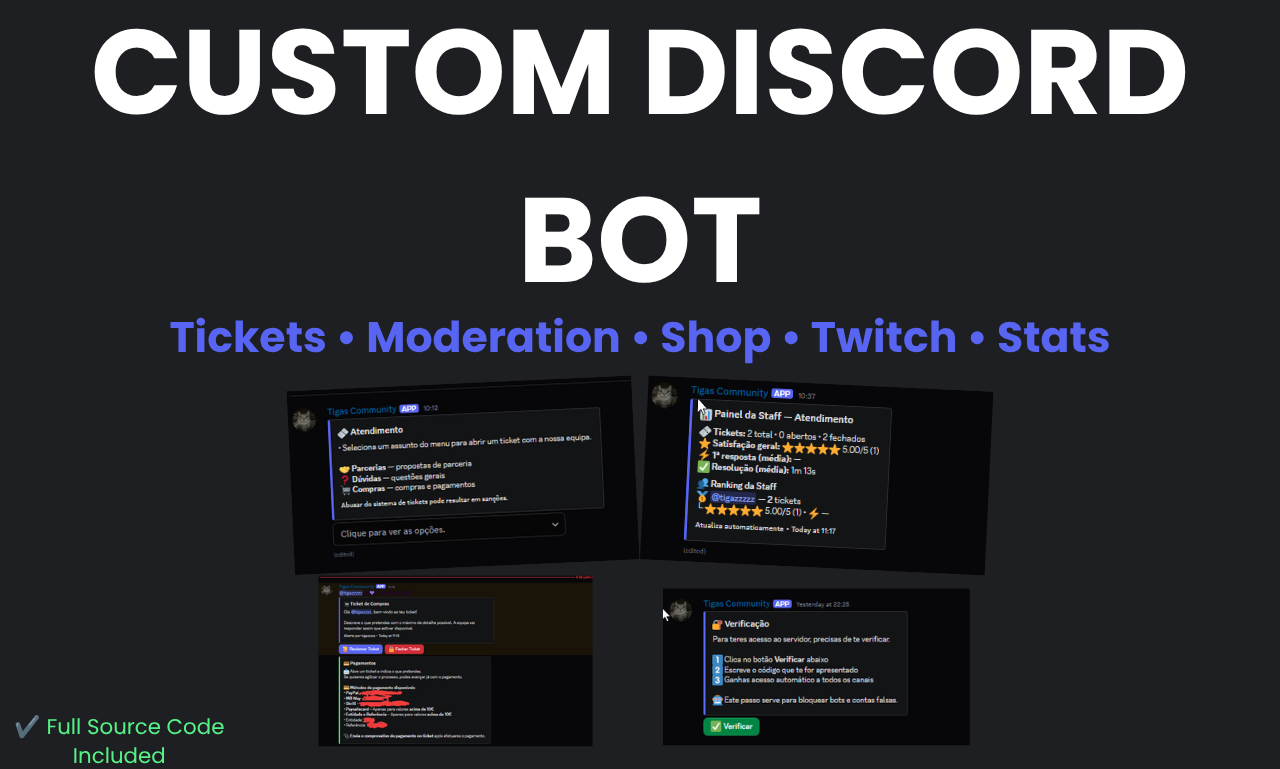 Bot de Discord Tigas Community